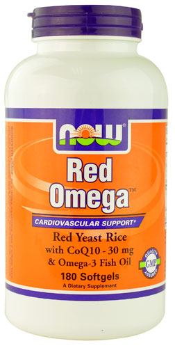 NOW Red Omega™ — 180 капсул NOW Foods