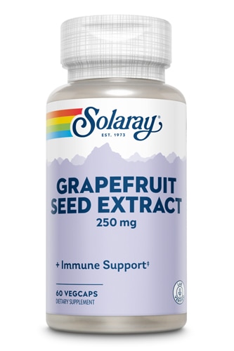 Экстракт семян грейпфрута Solaray — 250 мг — 60 растительных капсул Solaray
