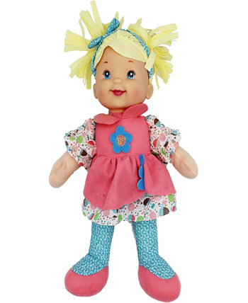 Кукла Голдбергер 15 дюймов Little Talker Doll блондинка в коралловом платье Baby's First by Nemcor