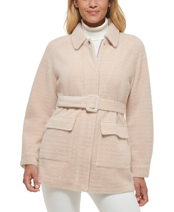 Женская куртка-рубашка с поясом, созданная для Macy's Calvin Klein