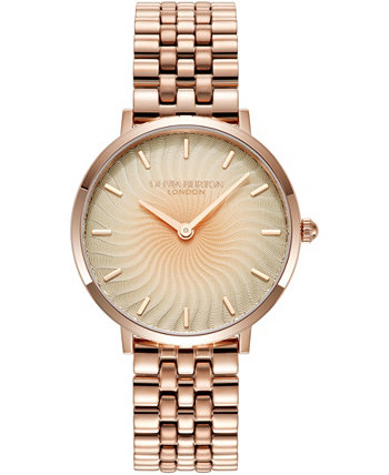 Women's Radiant Sun Rose Gold-Tone Stainless Steel Watch 35mm OLIVIA BURTON