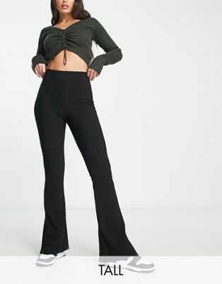 New Look Tall ribbed flare in black New Look Tall