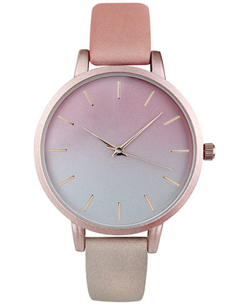 Женские розовые часы с ремешком омбре, 38 мм, созданные для Macy's I.N.C. International Concepts