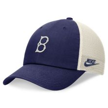 Men's Nike Royal Brooklyn Dodgers Cooperstown Collection Rewind Club Trucker Adjustable Hat Nitro USA