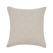 Двусторонняя декоративная подушка из жаккардовой ткани из синели с геометрическим рисунком FRESHMINT FRESHMINT