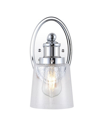 Классический светодиодный светильник для туалетного столика Beverly с 1 лампой из стекла JONATHAN Y