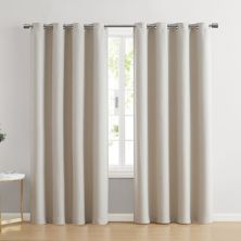 VCNY Home Bethany Basketweave Grommet Blackout 1 Window Curtain Panel VCNY HOME