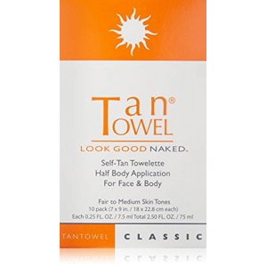 Tan Towel Self Tan Towelette Classic 10 Count Tan Towel