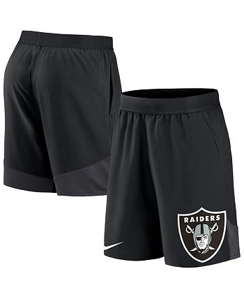Мужские черные эластичные спортивные шорты Las Vegas Raiders Nike