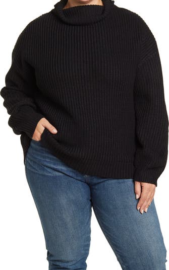 Свитер-пуловер с воротником-стойкой American Rag