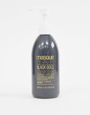 MasqueBAR Black Gold Charcoal & 24k Gold Cleanser MasqueBAR