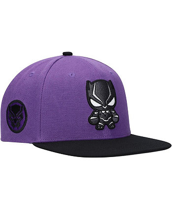 Фиолетовая шляпа Snapback с изображением Черной Пантеры для больших мальчиков и девочек Lids