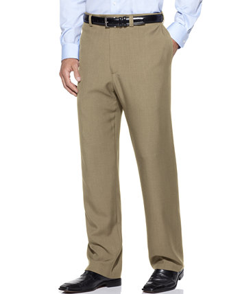 Мужские брюки классического кроя с плоской передней частью и скрытым расширением Eclo Stria HAGGAR