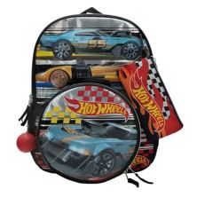 5-Piece Hot Wheels Backpack Set Licensed Character