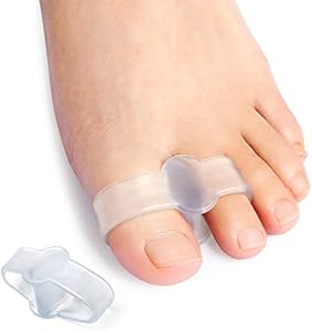 Bunion Corrector, Toe Separators with 2 Loops, 10 Pack of Gel (Гель) Toe Corrector, Big Toe Spacer for Bunion Pain and Overlapping Toe Promifun