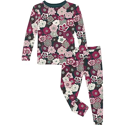 Детский комплект пижам с длинным рукавом Kickee Pants, 95% бамбуковая вискоза Kickee Pants Kids