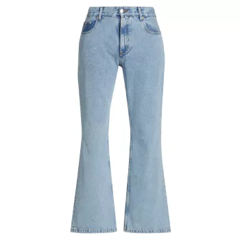 Расклешенные джинсы с пятью карманами Ernest W. Baker