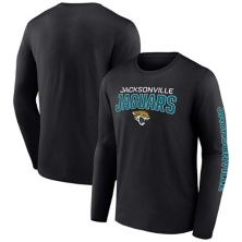 Мужская Футболка Fanatics Jacksonville Jaguars Wordmark Go the Distance Длинный Рукав Fanatics