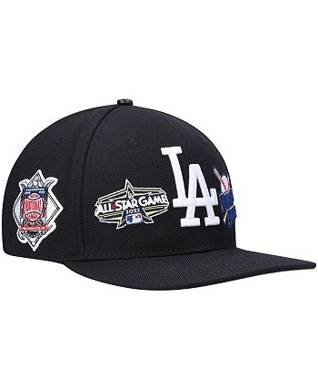 Мужская черная шерстяная кепка Snapback Los Angeles Dodgers All-Star Multi Hit Pro Standard