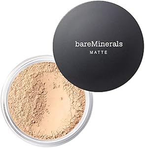 bareMinerals Original Matte Loose Mineral Foundation SPF 15, Powder Foundation Makeup, Buildable Coverage, Reduces Shine, Talc Free Foundation, Vegan BareMinerals