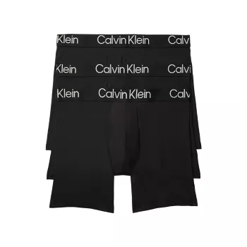 Ультрамягкие современные трусы-боксеры из трех предметов Calvin Klein