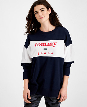 Толстовка с цветными блоками и логотипом Tommy Jeans