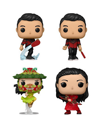 Pop Heroes Marvel Shang-Chi and the Legend of the Ten Rings Collectors Set, 4 Piece Funko