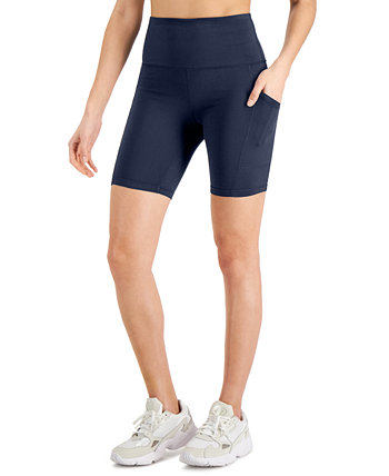 Women's Compression 7" Bike Shorts, Created for Macy's ID Ideology