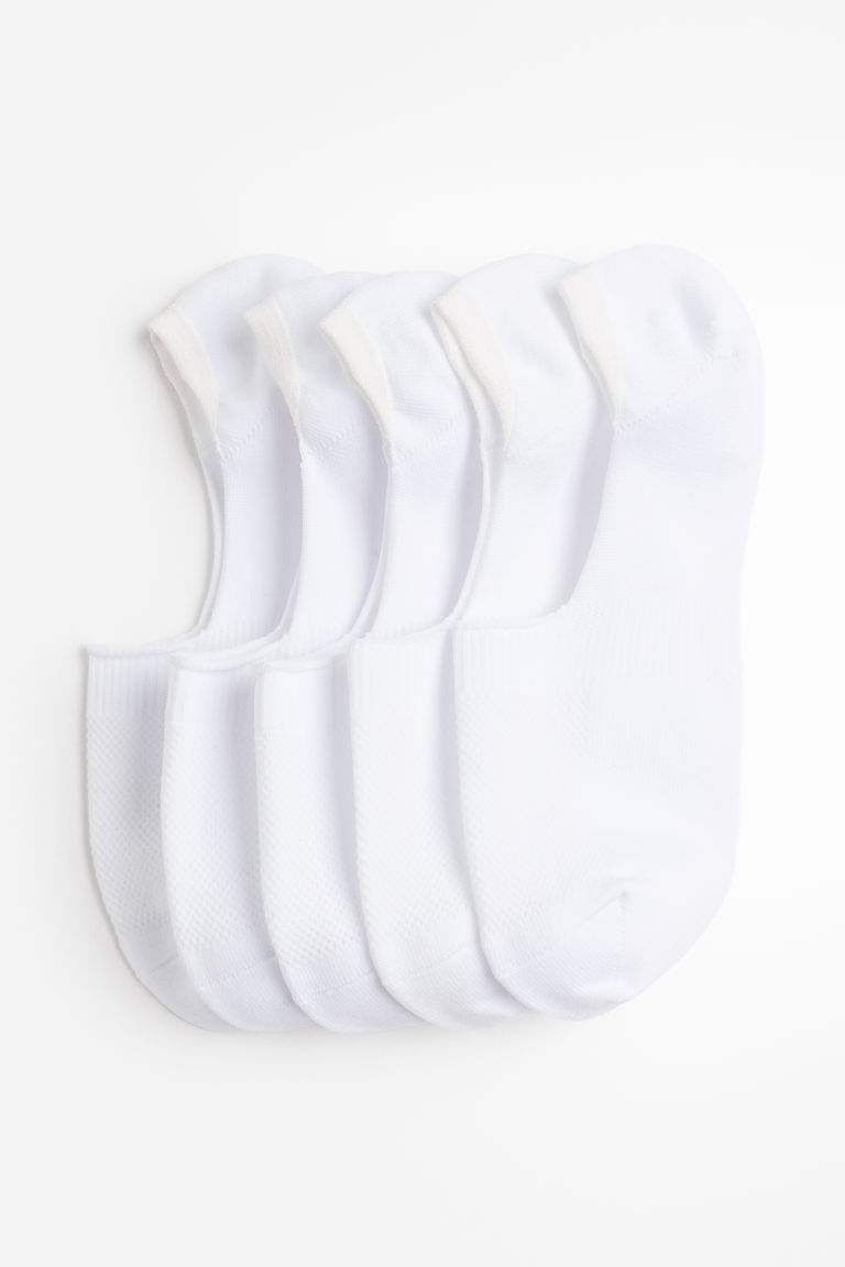 Комплект из 5 спортивных носков-неявок DryMove™ H&M