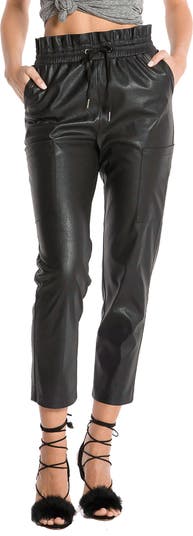 n: Укороченные брюки из искусственной кожи PHILANTHROPY Morena N PHILANTHROPY