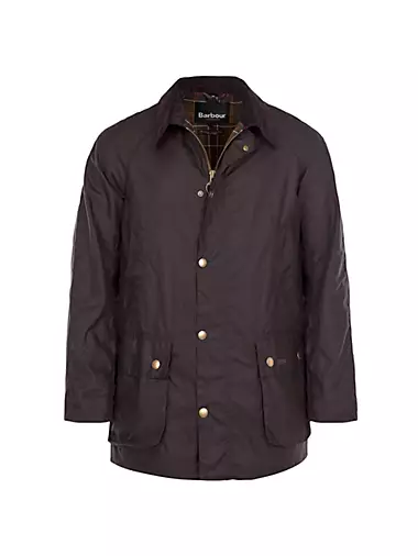 Куртка Barbour Ashby из восковой ткани с воротником из вельвета и длинными рукавами Barbour