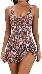 Женский Слитный купальник Eomenie One Piece Swimdress Eomenie