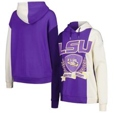 Women's Gameday Couture Purple LSU Tigers Hall of Fame Colorblock Pullover Hoodie Gameday Couture