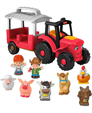 Подарочный набор трактора Fisher Price «Забота о животных» Little People