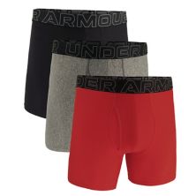 Men's Under Armour 3-pack Performance Tech 6-in. Boxer Briefs Under Armour