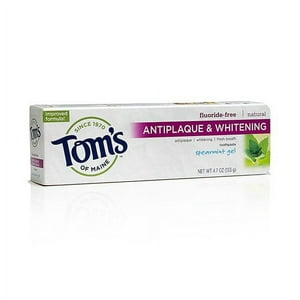 Tom's Of Maine Anti-Plaque And Whitening Toothpaste Spearmint Gel, 4.7 Oz Tom's of Maine