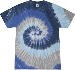 Colortone Spider Tie Dye T-Shirts for Boys and Girls - Tie-Dye Short Sleeve T Shirts for Little Kids & Big Kids Colortone