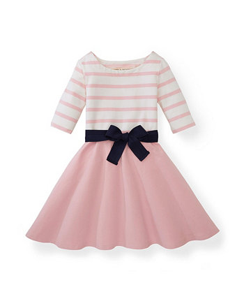 Легкое платье с плиссированной юбкой для девочек, детское Hope & Henry