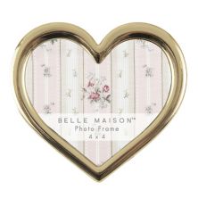 Belle Maison 4&#34; х4&#34; Настольная рамка с золотым сердцем Belle Maison