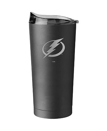 Tampa Bay Lightning, черный стакан с порошковым покрытием, 20 унций Logo Brand