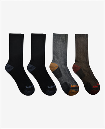 Мужские носки с круглым вырезом, упаковка из 4 шт. Timberland