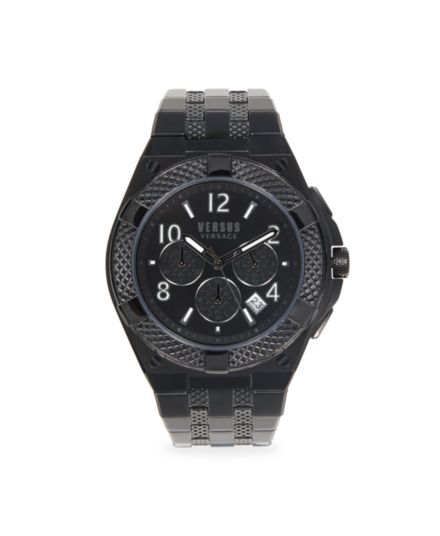 Часы-браслет с хронографом из нержавеющей стали Versus Versace
