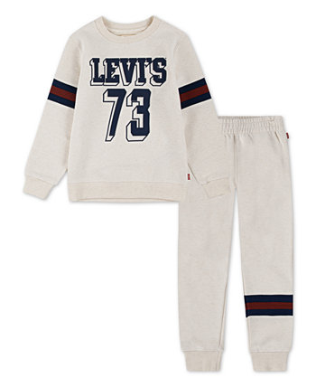 Детский комплект Levi's® Varsity Knit с уютным свитером и брюками для мальчиков, 2 предмета Levi's®