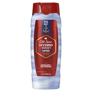 Old Spice Men's Body Wash Moisturizing Hydro Wash, Captain Scent, 21 oz Old Spice