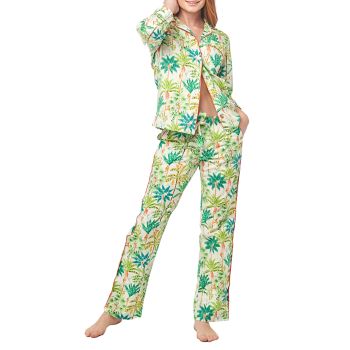 Emma Cotton Two-Piece Pajama Set The Lazy Poet