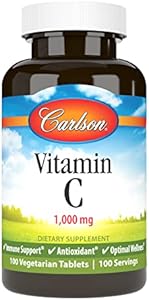 Carlson - Vitamin C 1,000 mg, 100 Count Carlson