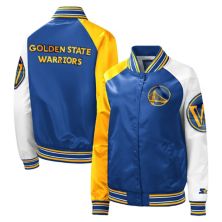 Женская куртка Starter Royal Golden State Warriors The Prospect с регланами и застежкой-молнией Starter