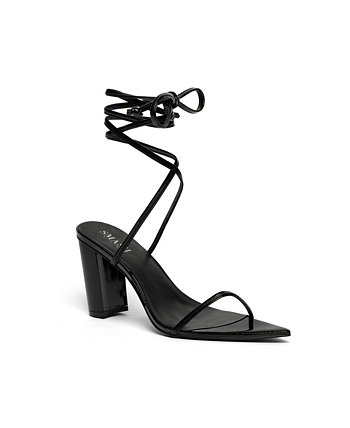 Women's Onyx Wraparound Ankle Strap Dress Sandals SMASH Shoes