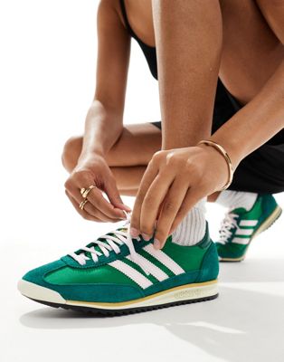 Зеленые кроссовки adidas Originals SL72 Adidas