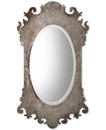 Овальное зеркало Vitravo оксидированное серебро Uttermost